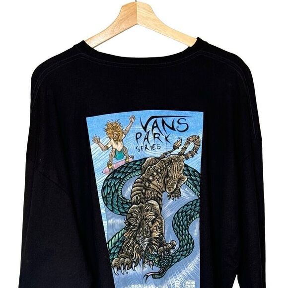Vans parks series black long sleeve T-shirt size XXL - Picture 4 of 10